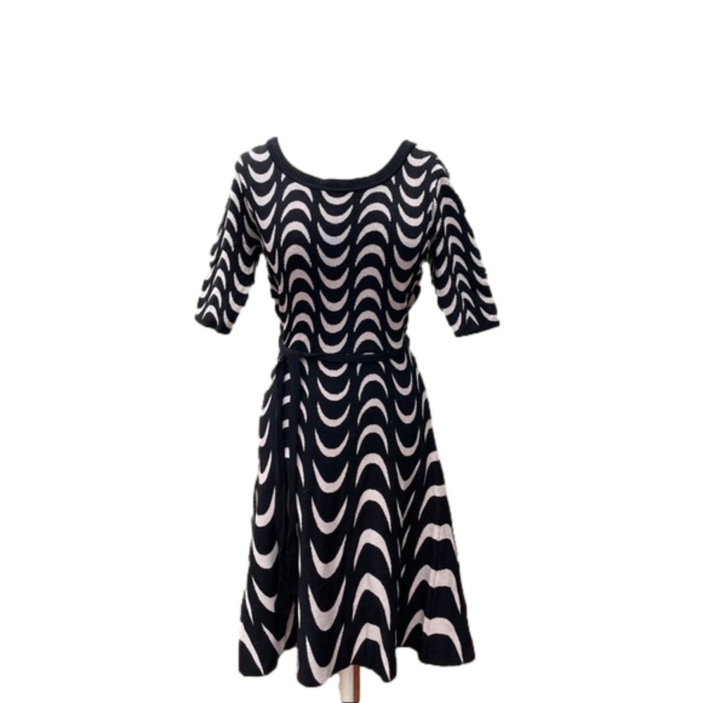 𝅺Gabby Skye Fit & Flare Sweater Dress S